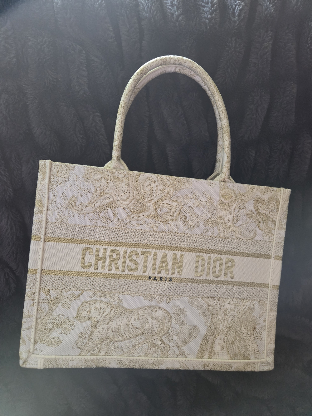 Embroidered Medium Sized Book Tote